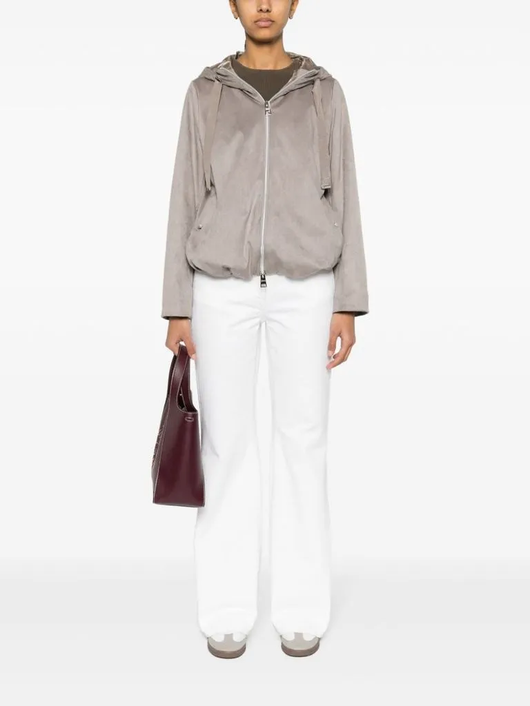herno Bomber in suede effect