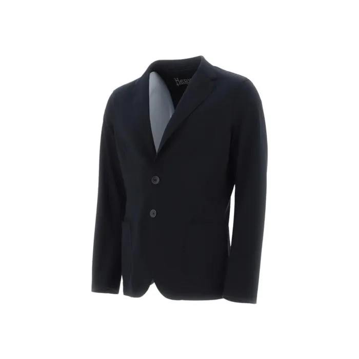Herno Giacca Scuba Taglio Vivo Blu