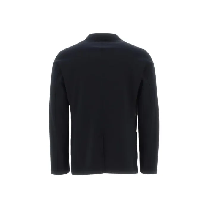 Herno Giacca Scuba Taglio Vivo Blu