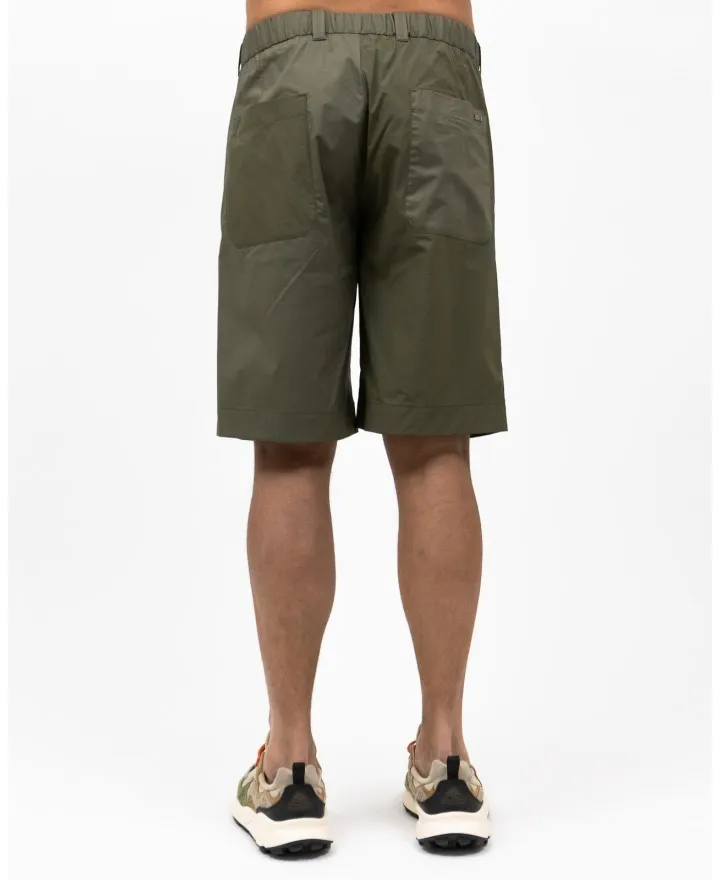 Herno - Pantalone Bermuda Verde Militare Uomo