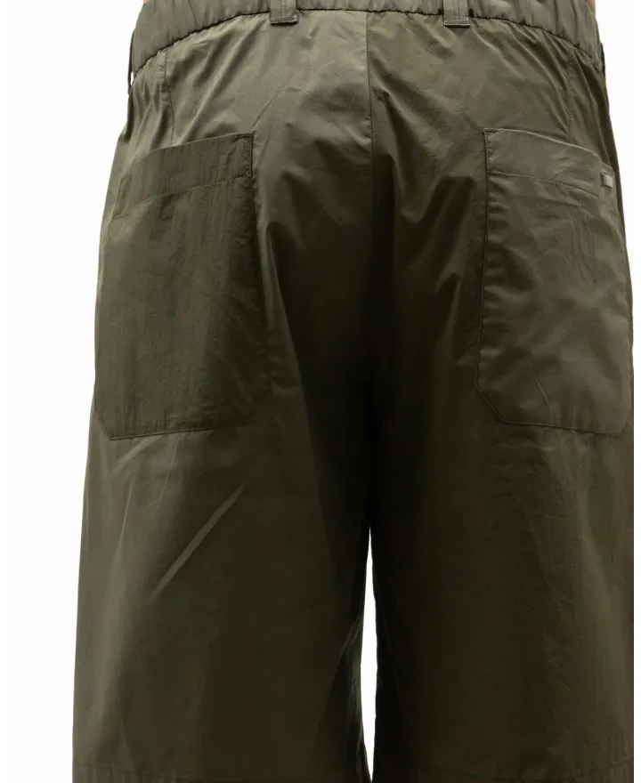 Herno - Pantalone Bermuda Verde Militare Uomo