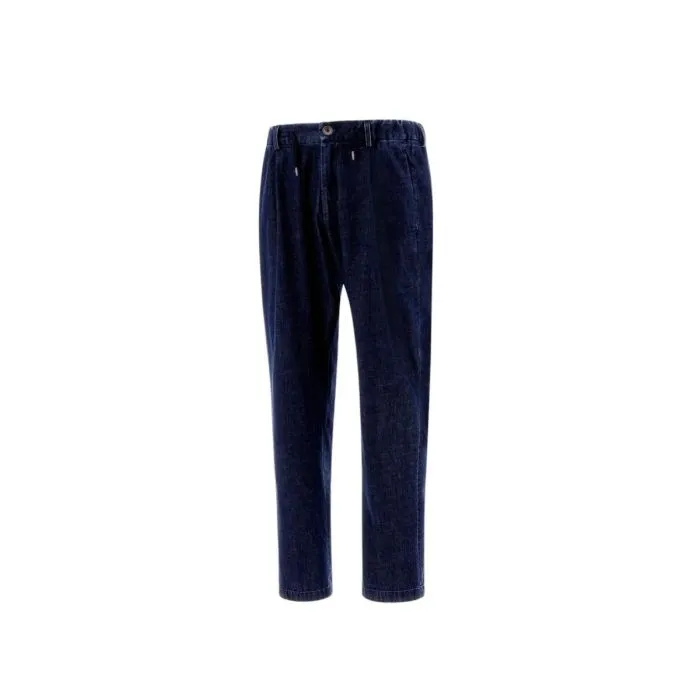 Herno Pantalone Effetto Jeans Blu
