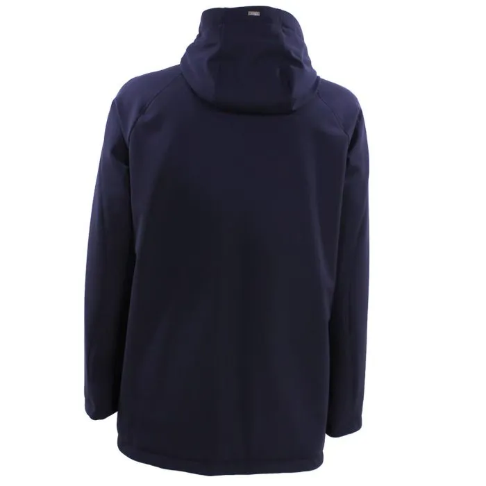 Herno Parka In Scuba Stretch Blu