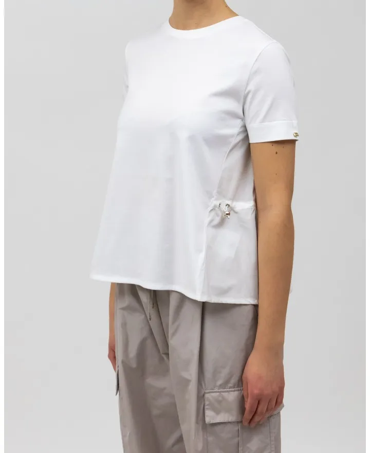 Herno - T-shirt Bianca in Cotone Donna