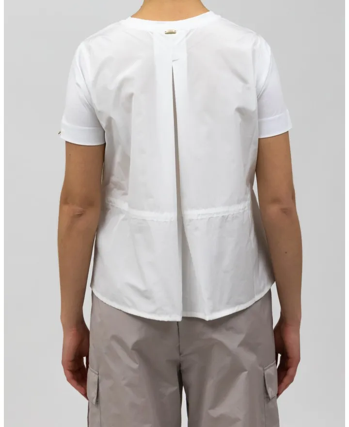 Herno - T-shirt Bianca in Cotone Donna