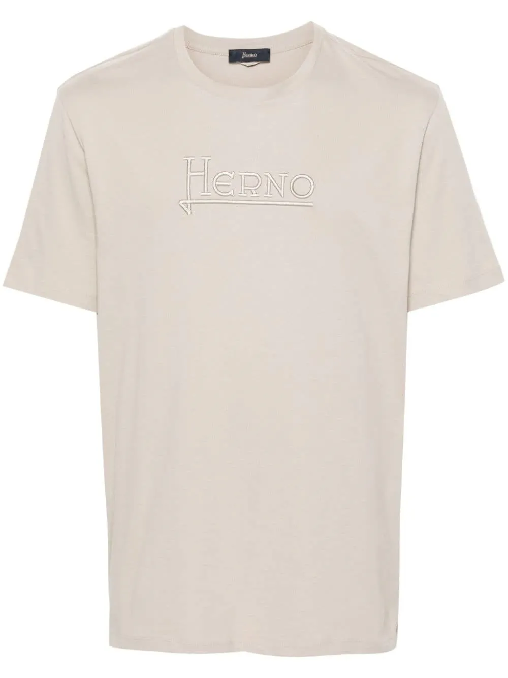 Herno-T-shirt con ricamo