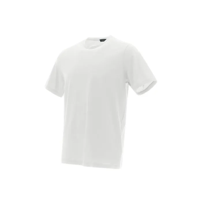 Herno T-shirt Girocollo Crepe Bianco