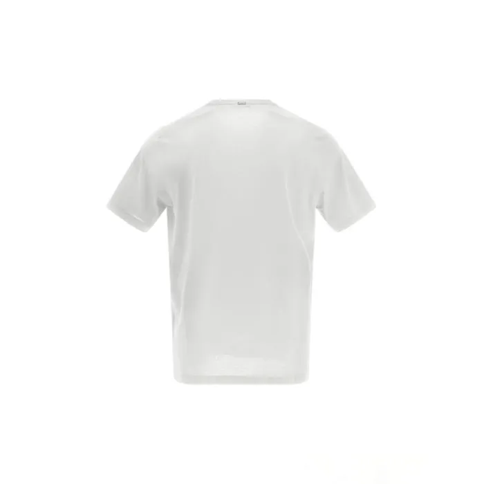 Herno T-shirt Girocollo Crepe Bianco