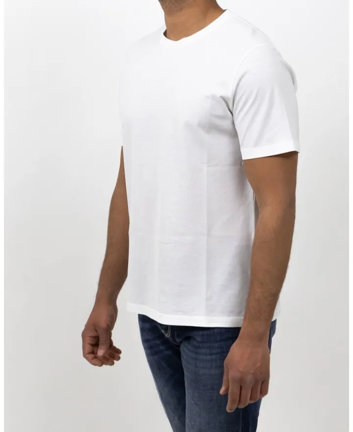 Herno - T-shirt in Jersey Crepe Bianca Uomo