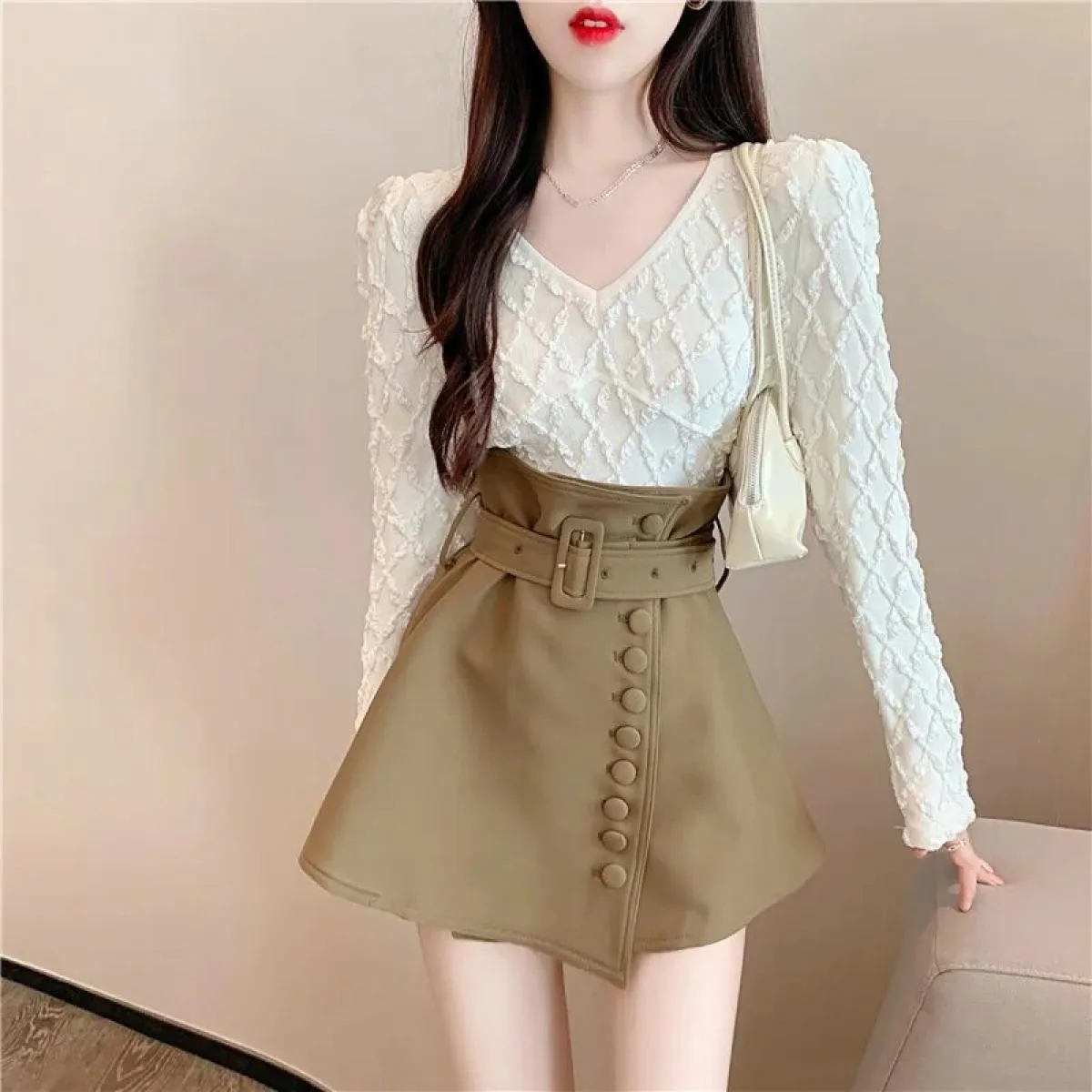 High Waist Wrap Skirt  Wrap Skirts Women  Vintage Wrap Skirt  Fashion Wrap Skirt  Skirts