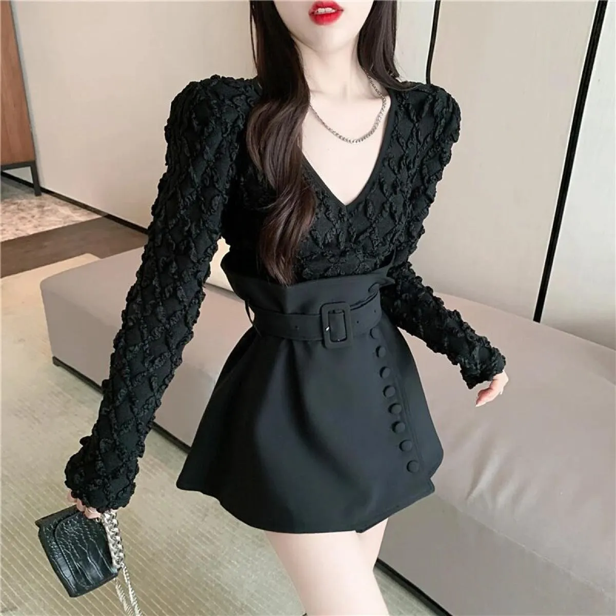 High Waist Wrap Skirt  Wrap Skirts Women  Vintage Wrap Skirt  Fashion Wrap Skirt  Skirts