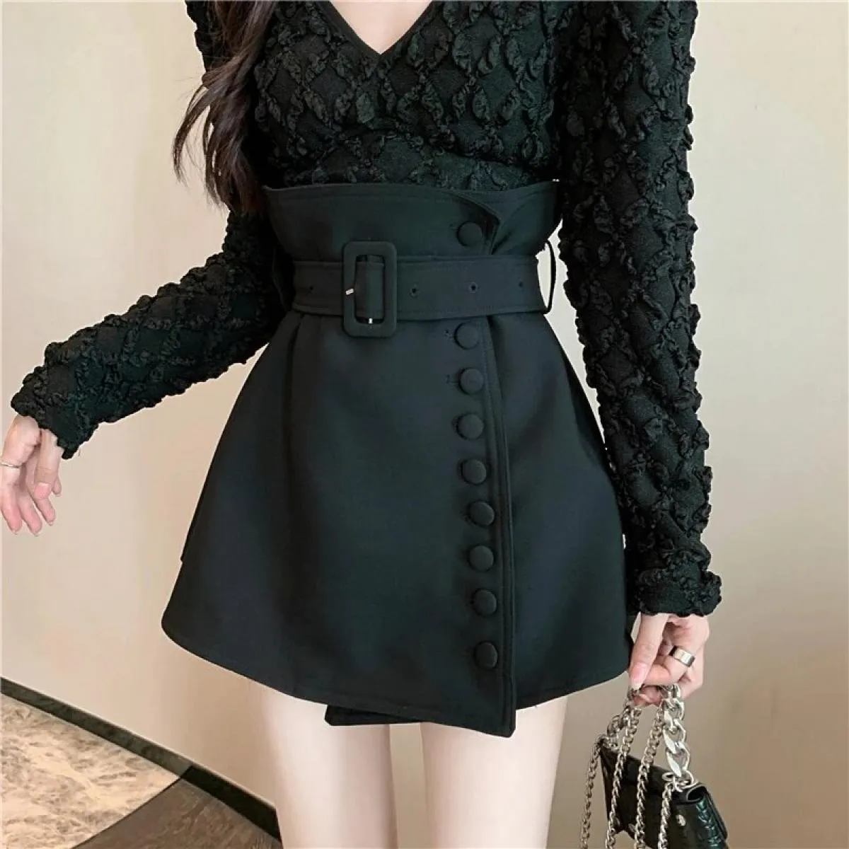 High Waist Wrap Skirt  Wrap Skirts Women  Vintage Wrap Skirt  Fashion Wrap Skirt  Skirts