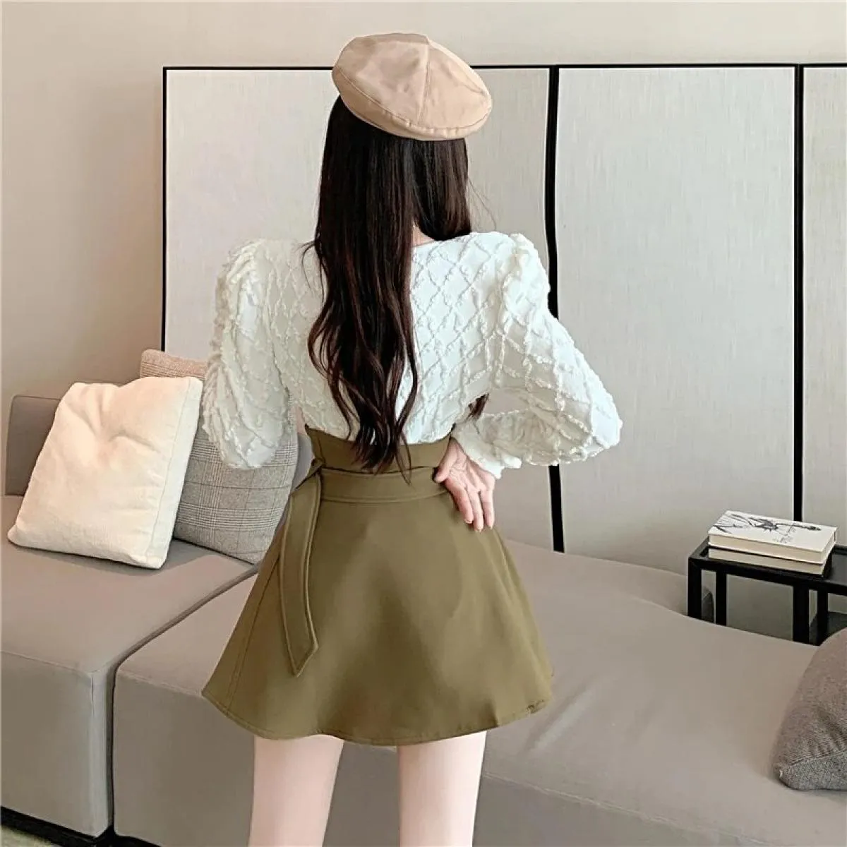 High Waist Wrap Skirt  Wrap Skirts Women  Vintage Wrap Skirt  Fashion Wrap Skirt  Skirts