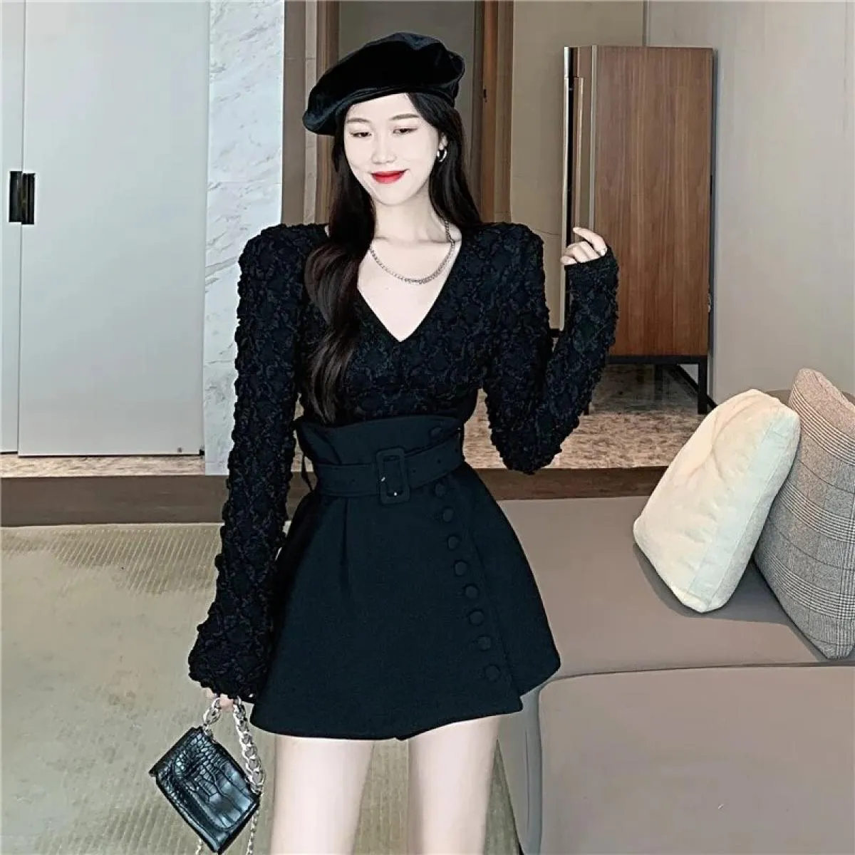 High Waist Wrap Skirt  Wrap Skirts Women  Vintage Wrap Skirt  Fashion Wrap Skirt  Skirts