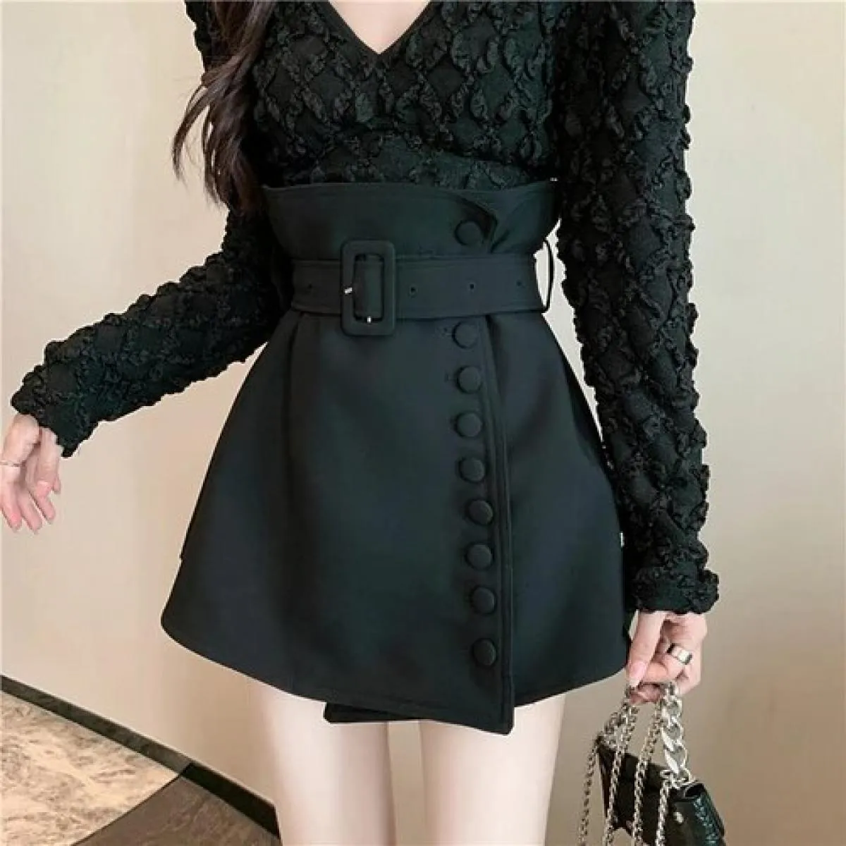 High Waist Wrap Skirt  Wrap Skirts Women  Vintage Wrap Skirt  Fashion Wrap Skirt  Skirts