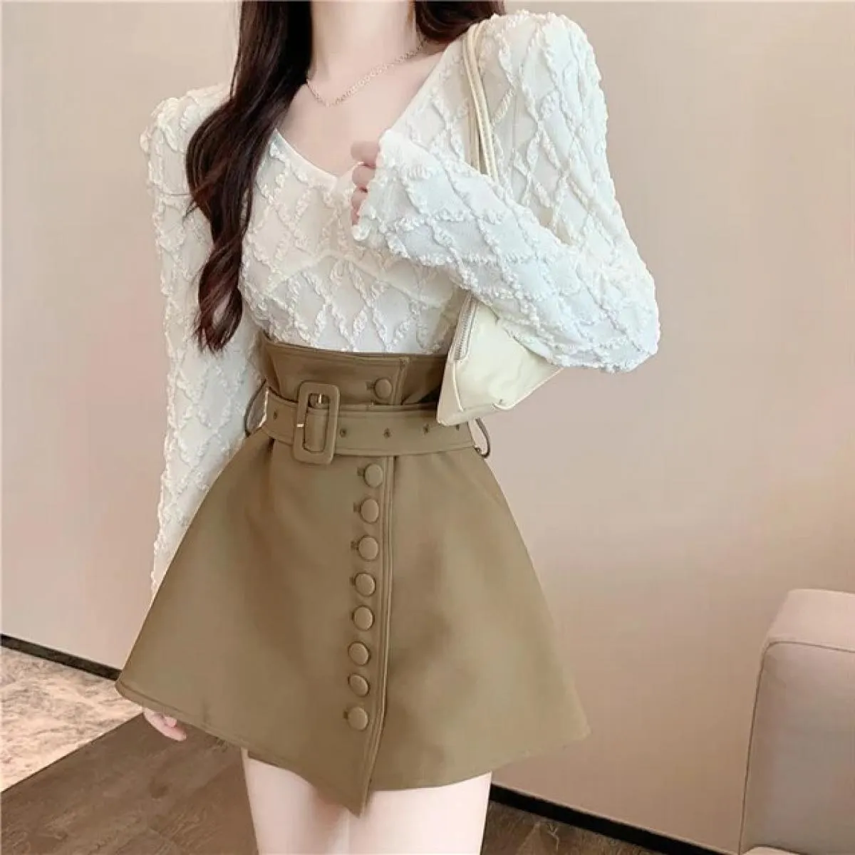 High Waist Wrap Skirt  Wrap Skirts Women  Vintage Wrap Skirt  Fashion Wrap Skirt  Skirts
