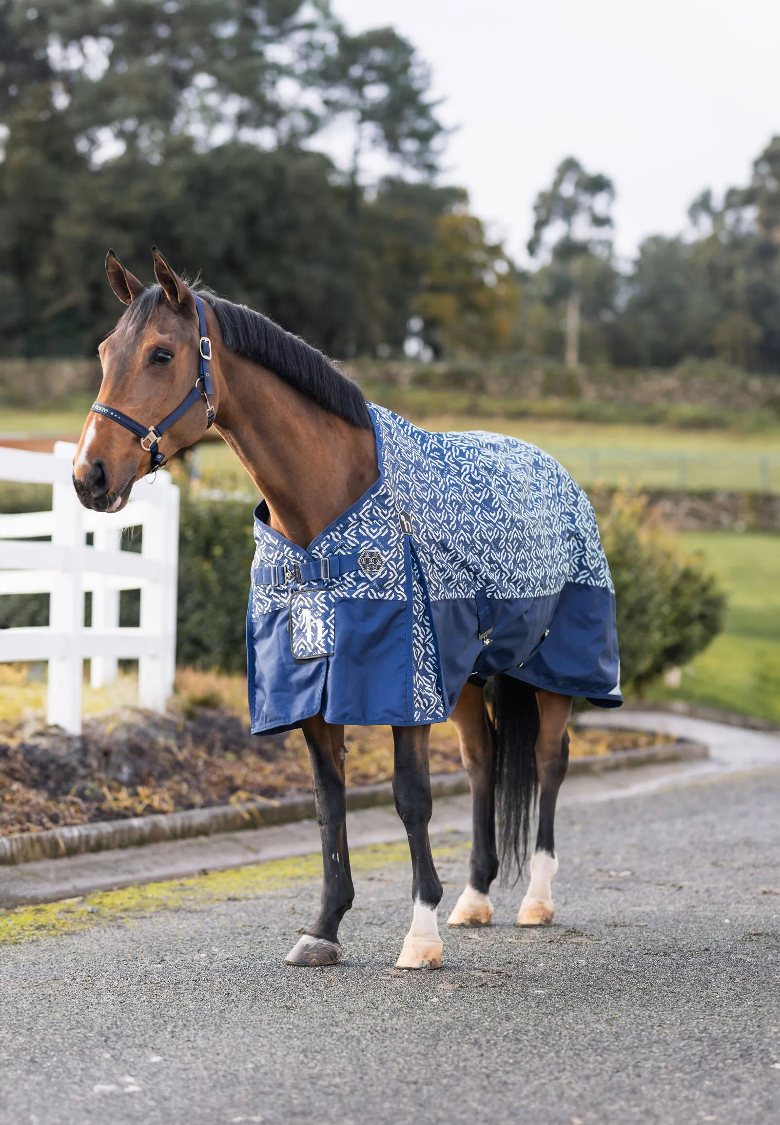 Horze Quebec Coperta da turnout da 1200D con fodera in pile, 0 gr