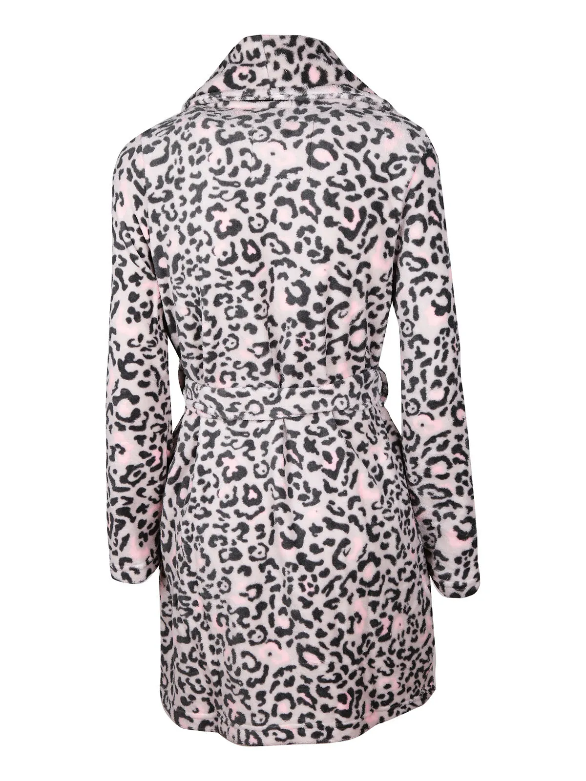 Infiore Robe de chambre femme en molleton à pois