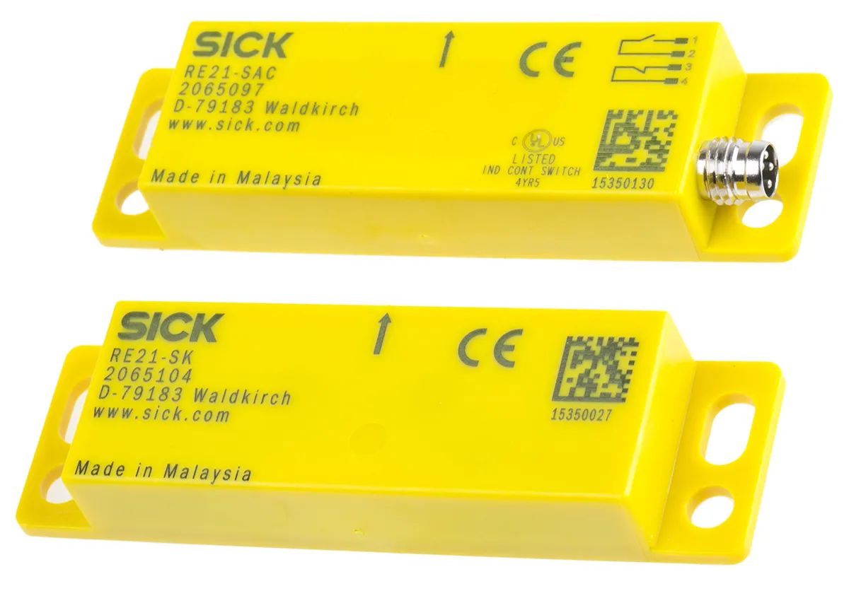 Interruttore di sicurezza senza contatto SICK RE21, 30V cc, NA, M8