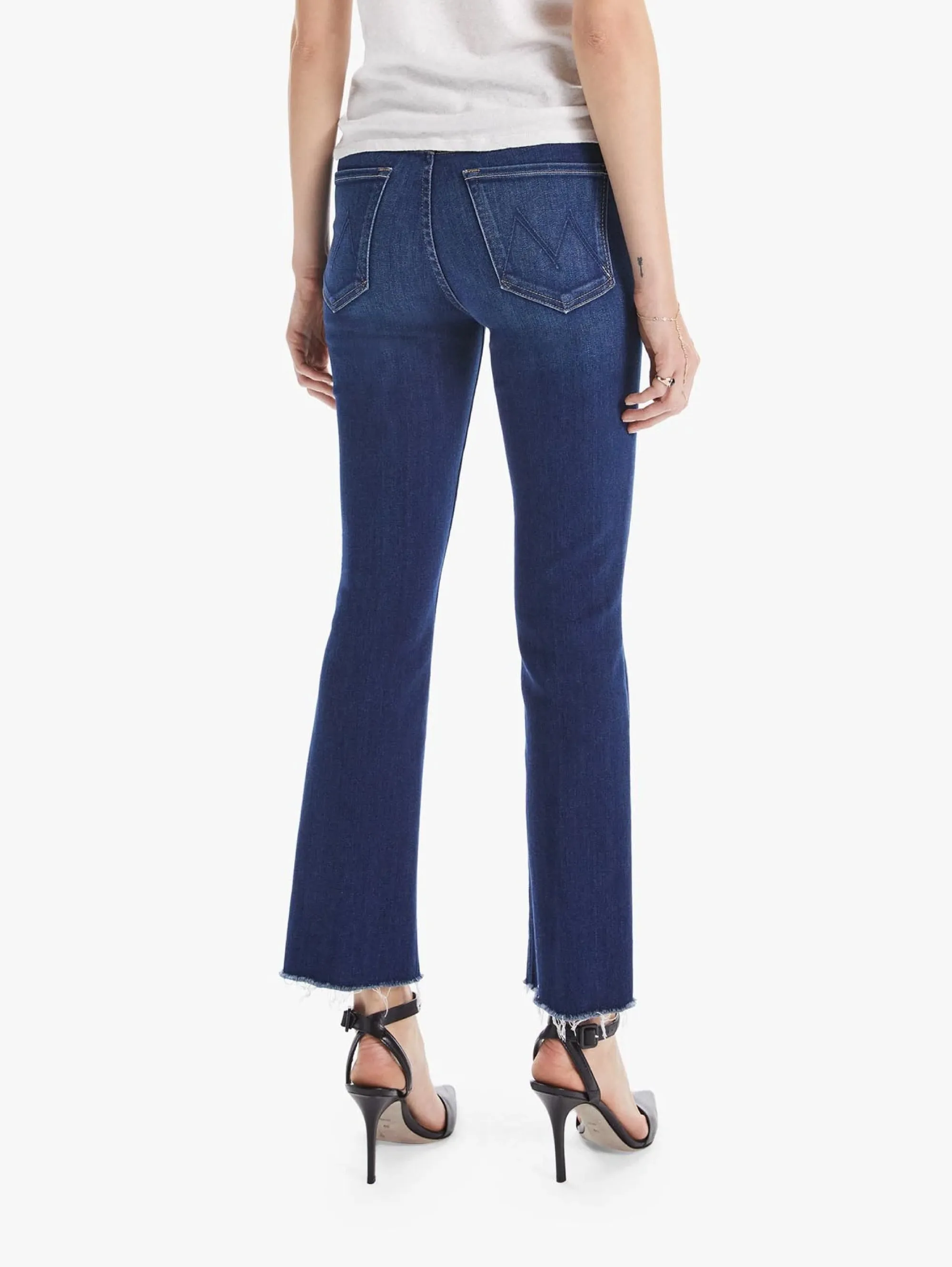 Jeans a Trombetta Vita Alta Blu