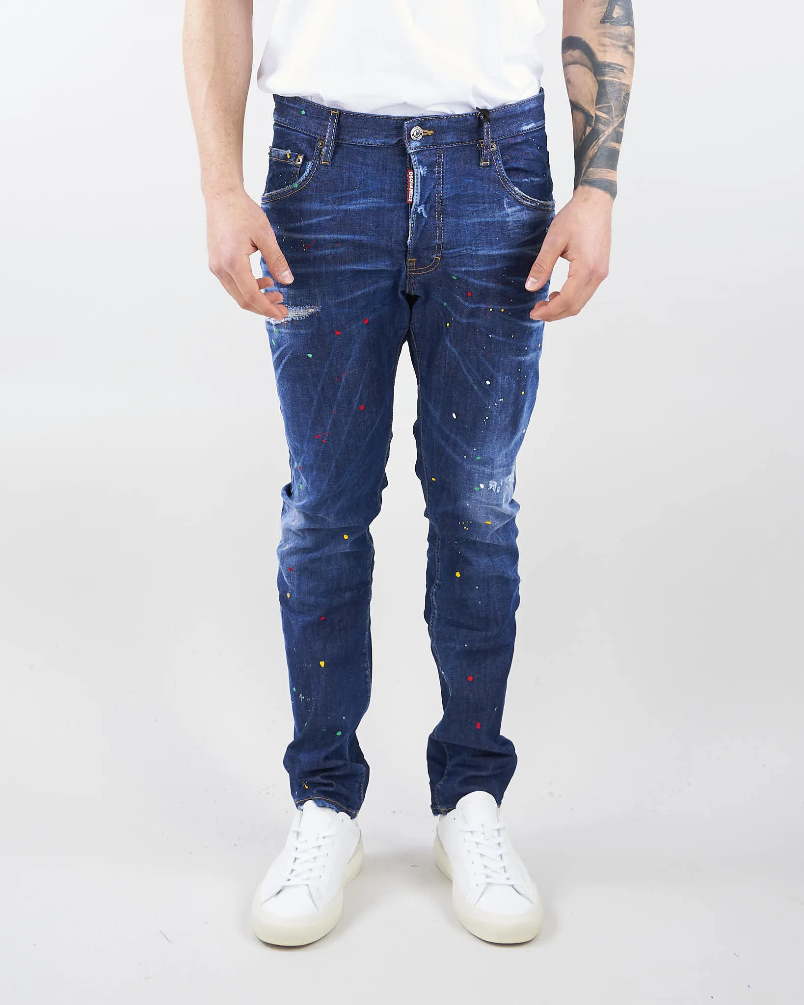 Jeans Dark Bob Wash Skater Jean Dsquared