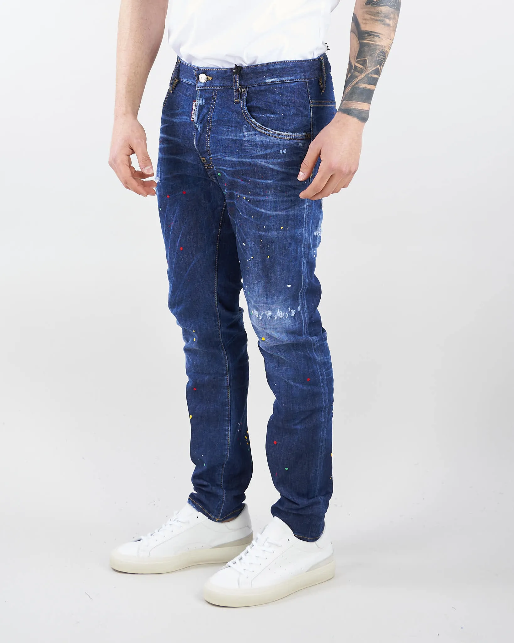 Jeans Dark Bob Wash Skater Jean Dsquared