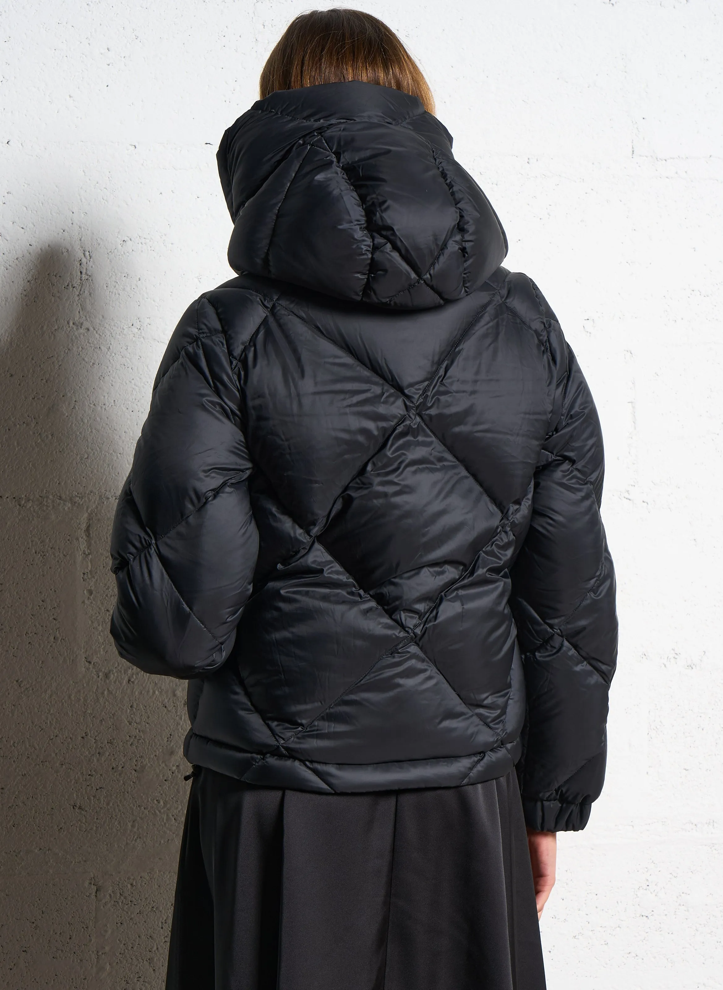  K-WAY   NINEV SUPER LIGHT THERMO - Piumino a rombi con cappuccio | Nero