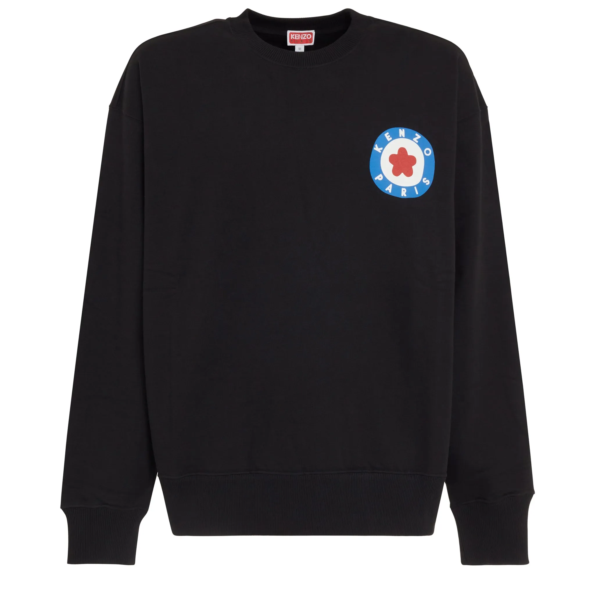 KENZO  Felpa ''Kenzo Target'' in cotone nera