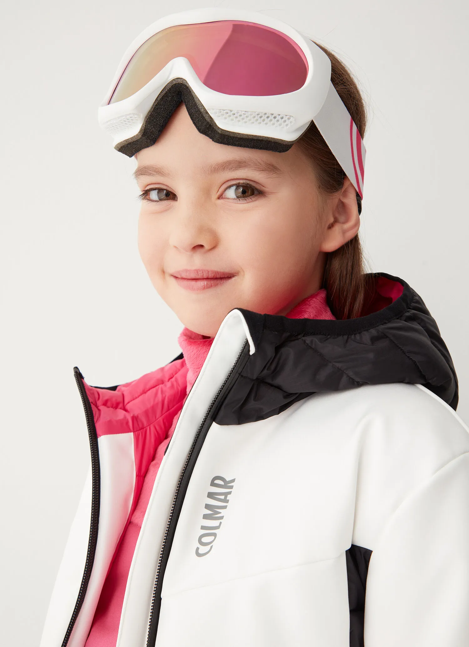 KIDS ski jacket with quilted inserts