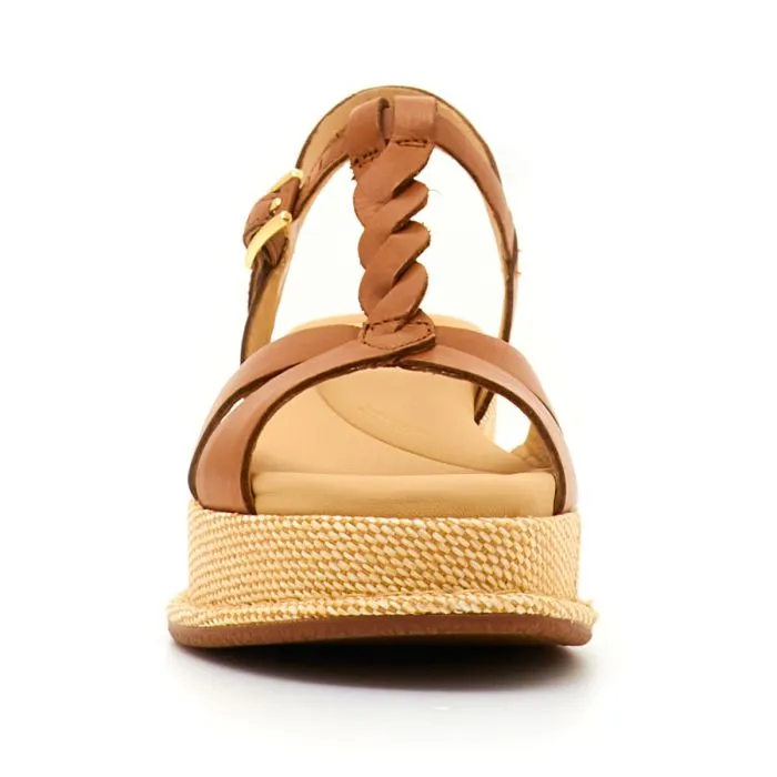 KIMMEI TWIST TAN LEATHER
