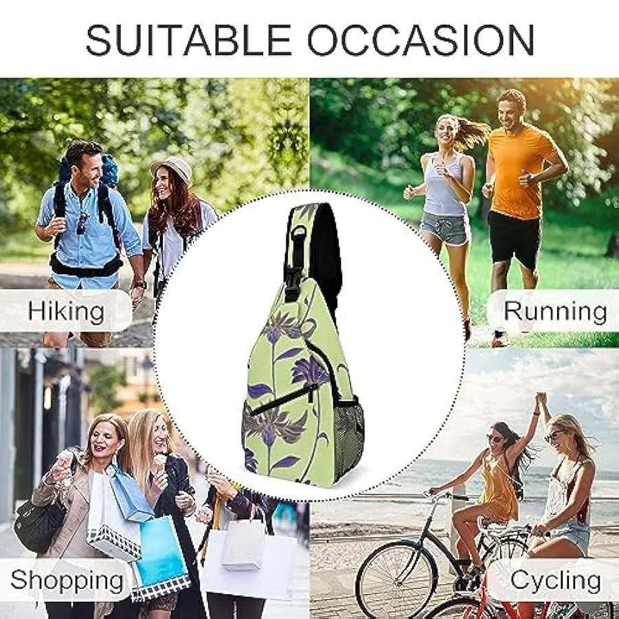 KWQDOZF Zaino a tracolla stile Borsa a tracolla Borsa a tracolla a tracolla Palestra Ciclismo Viaggio Escursionismo Zaino per uo