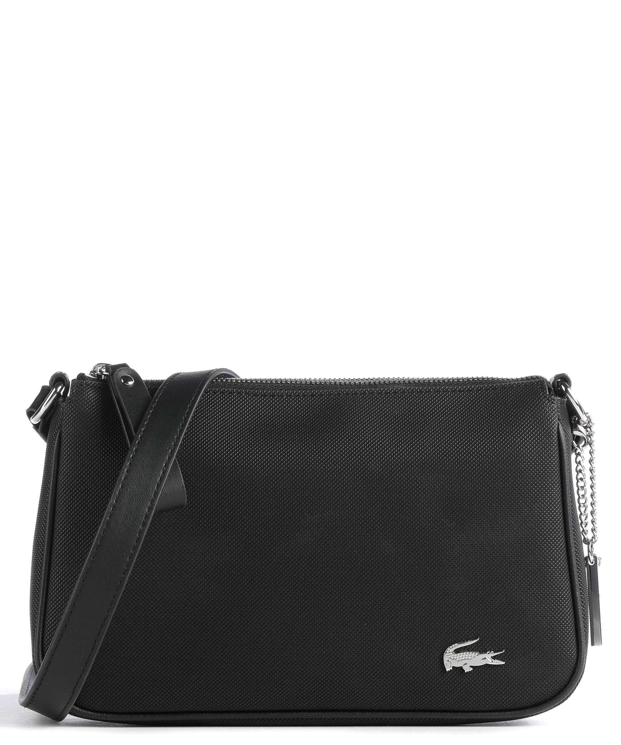  Lacoste Daily Lifestyle Borsa a tracolla poliestere nero  