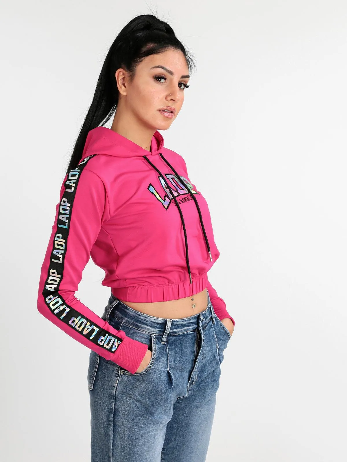 Ladp Sweat court à capuche femme