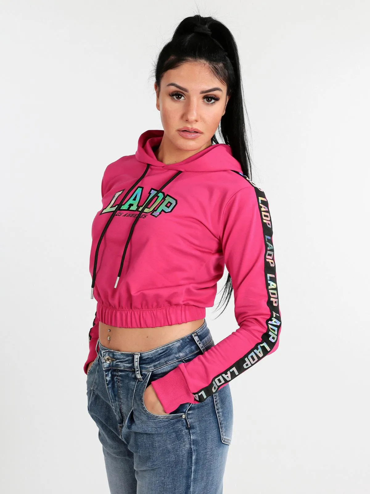 Ladp Sweat court à capuche femme