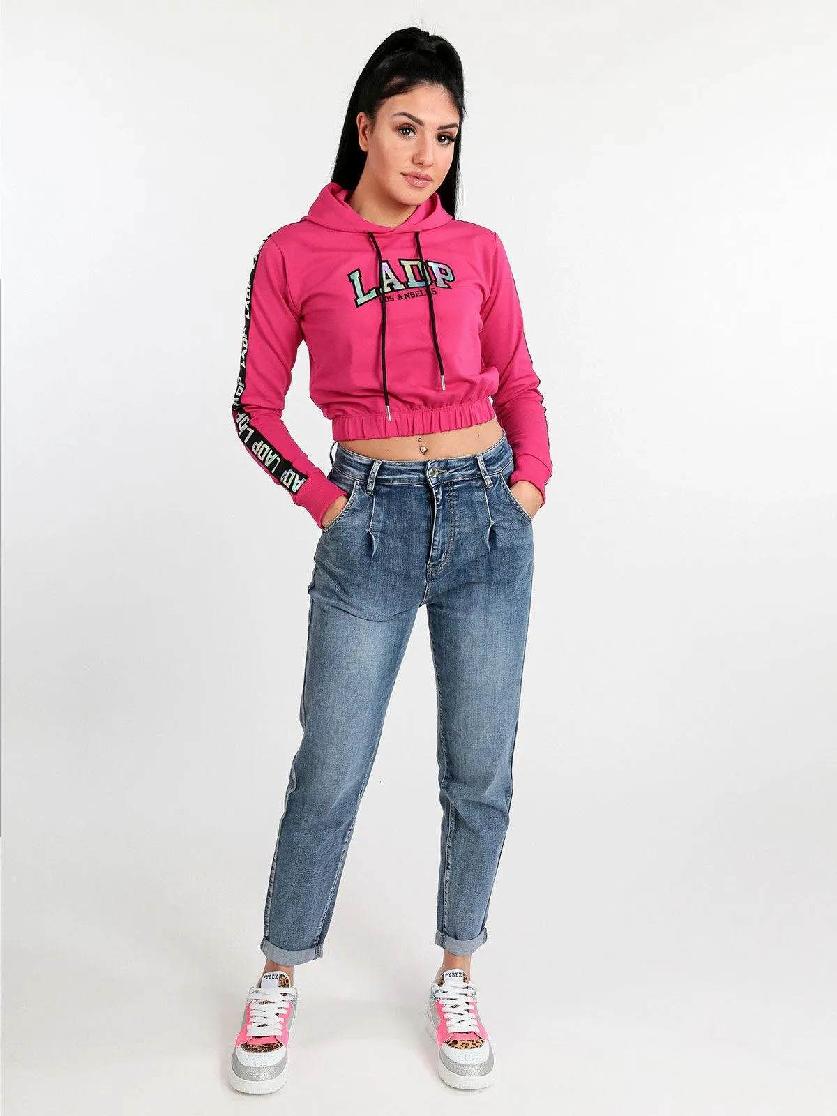 Ladp Sweat court à capuche femme