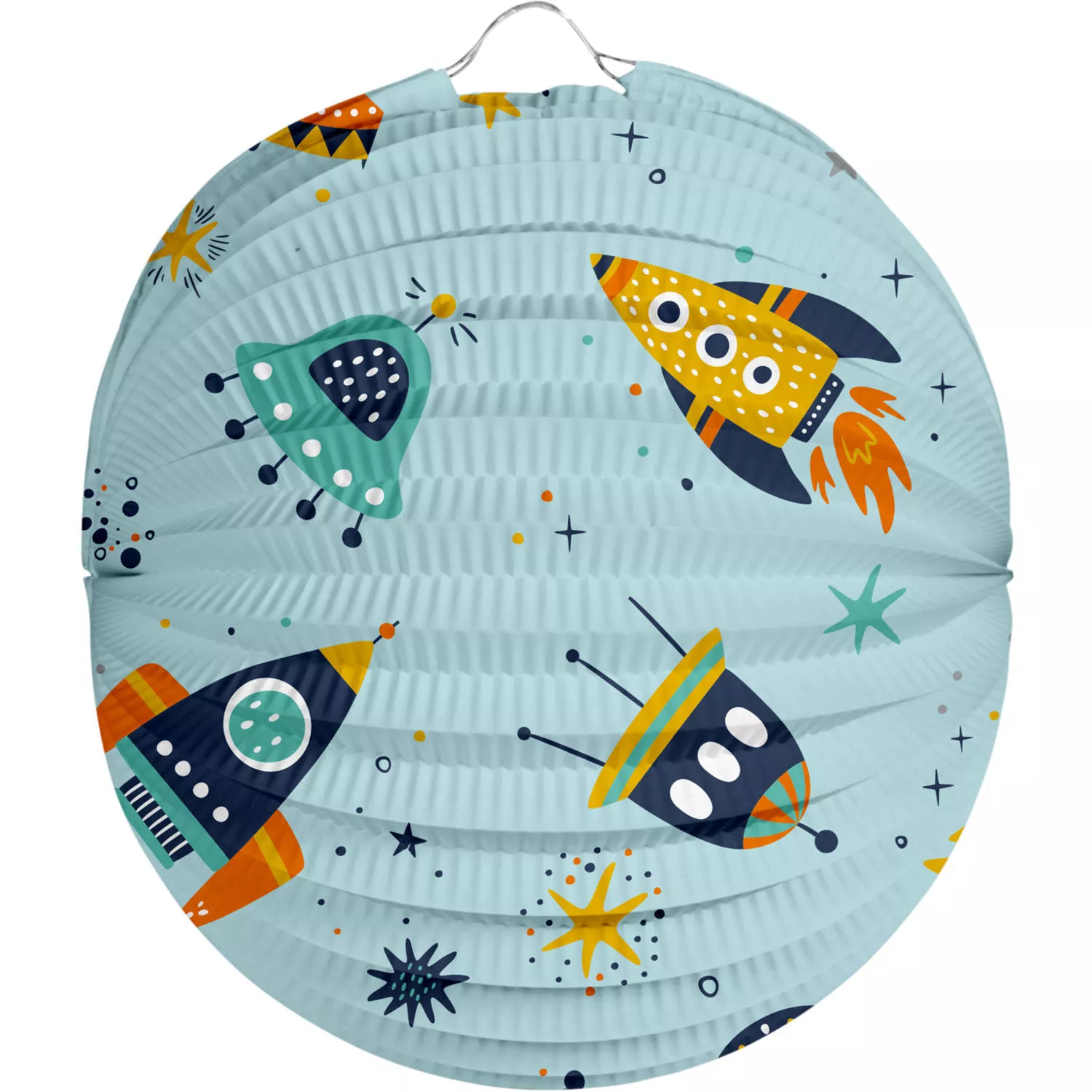 Lanterna Space Shuttle blu 22cm