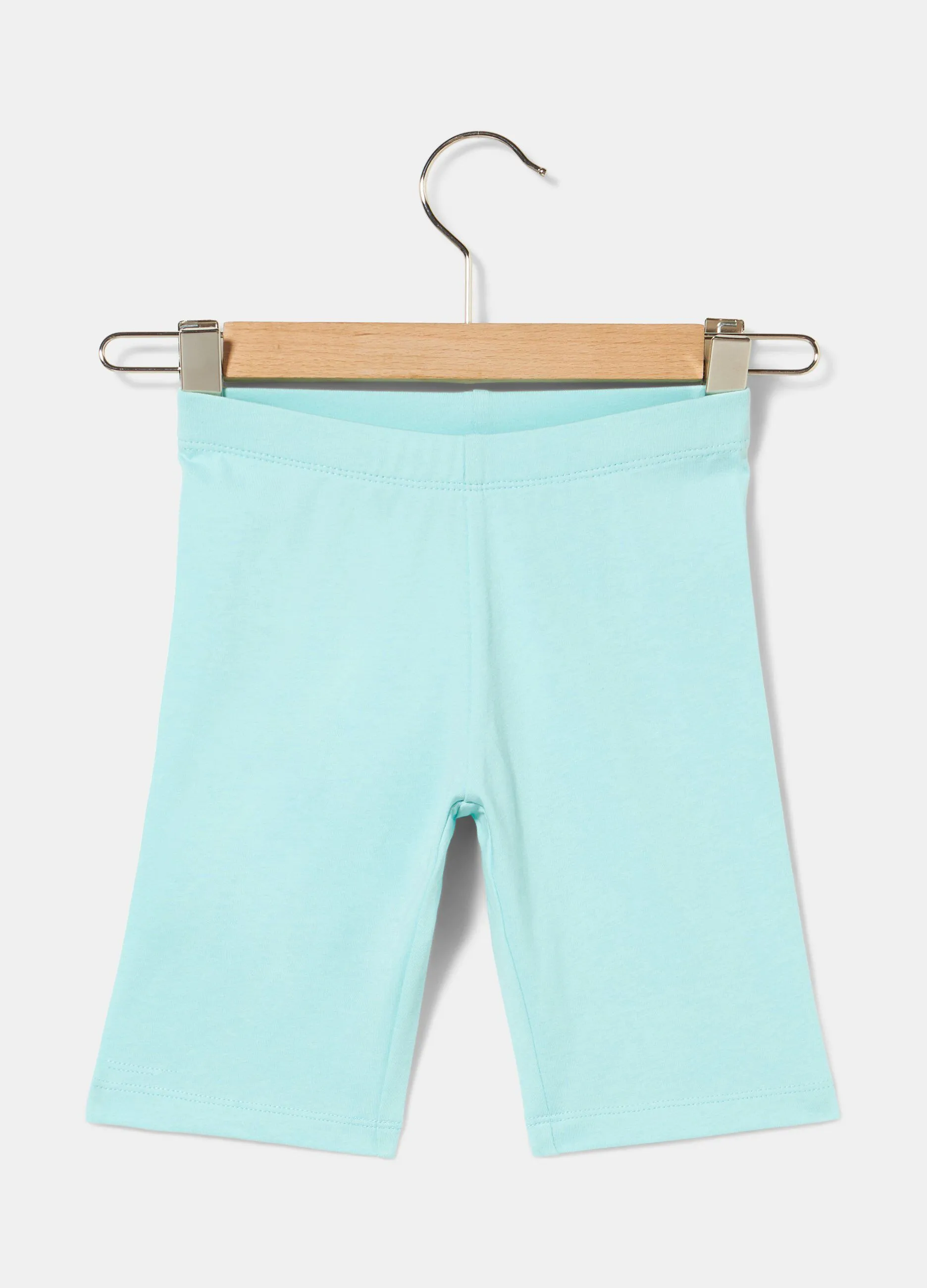 Leggings capri in cotone elasticizzato bambina