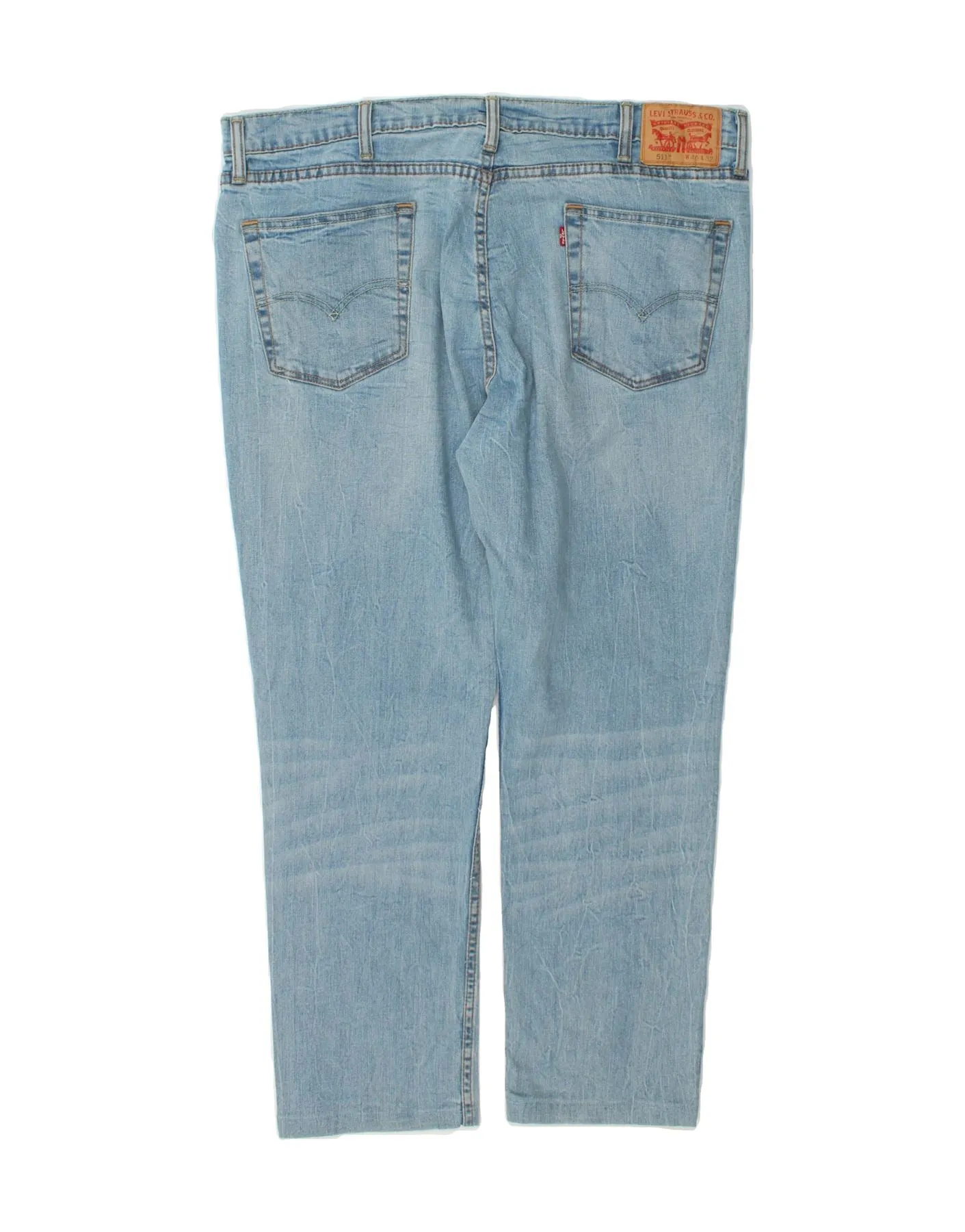 LEVI'S Mens 511 Slim Jeans W40 L28 Blue Cotton