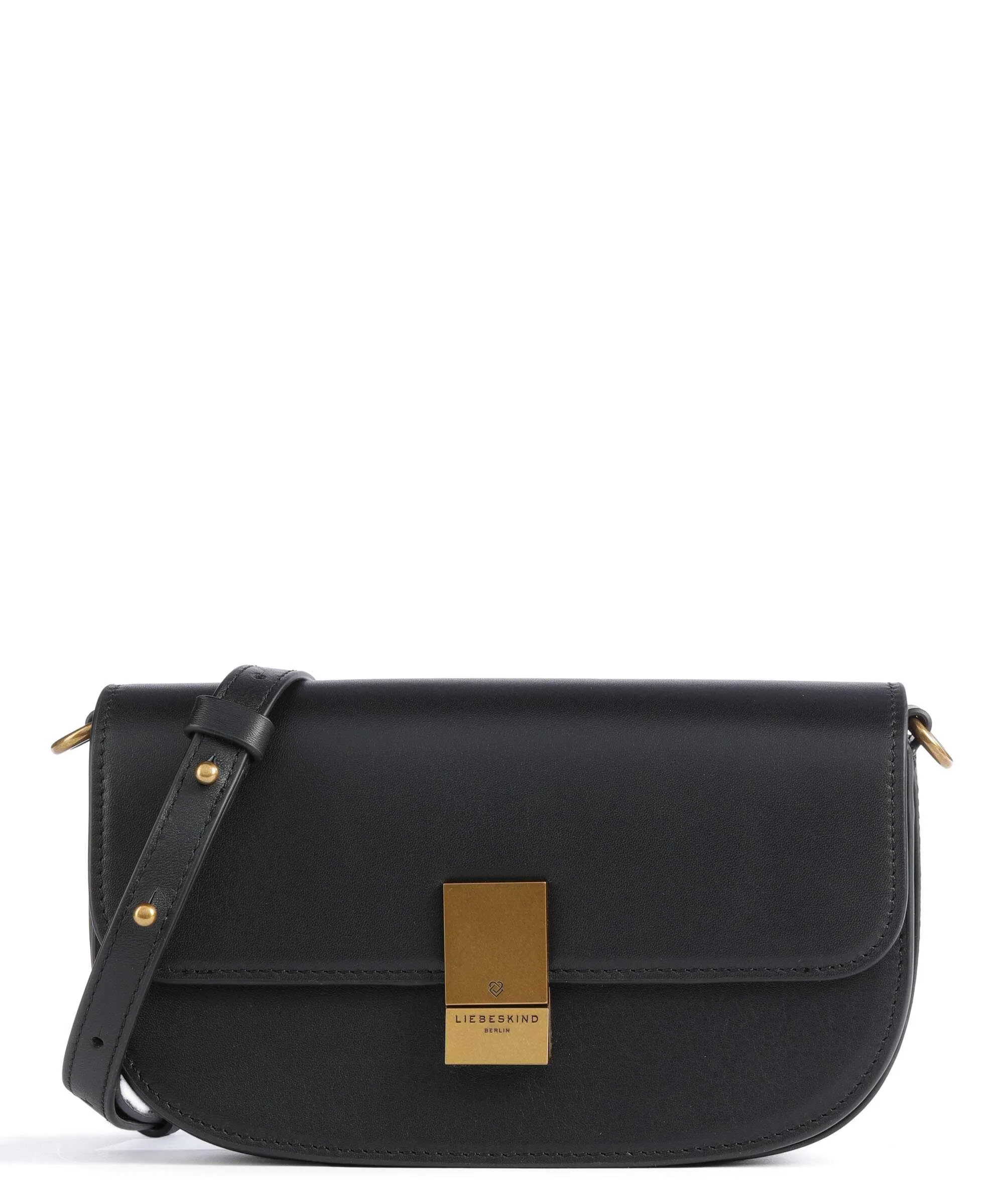  Liebeskind Viktoria TM Empire S Borsa a tracolla pelle a grana fine nero  