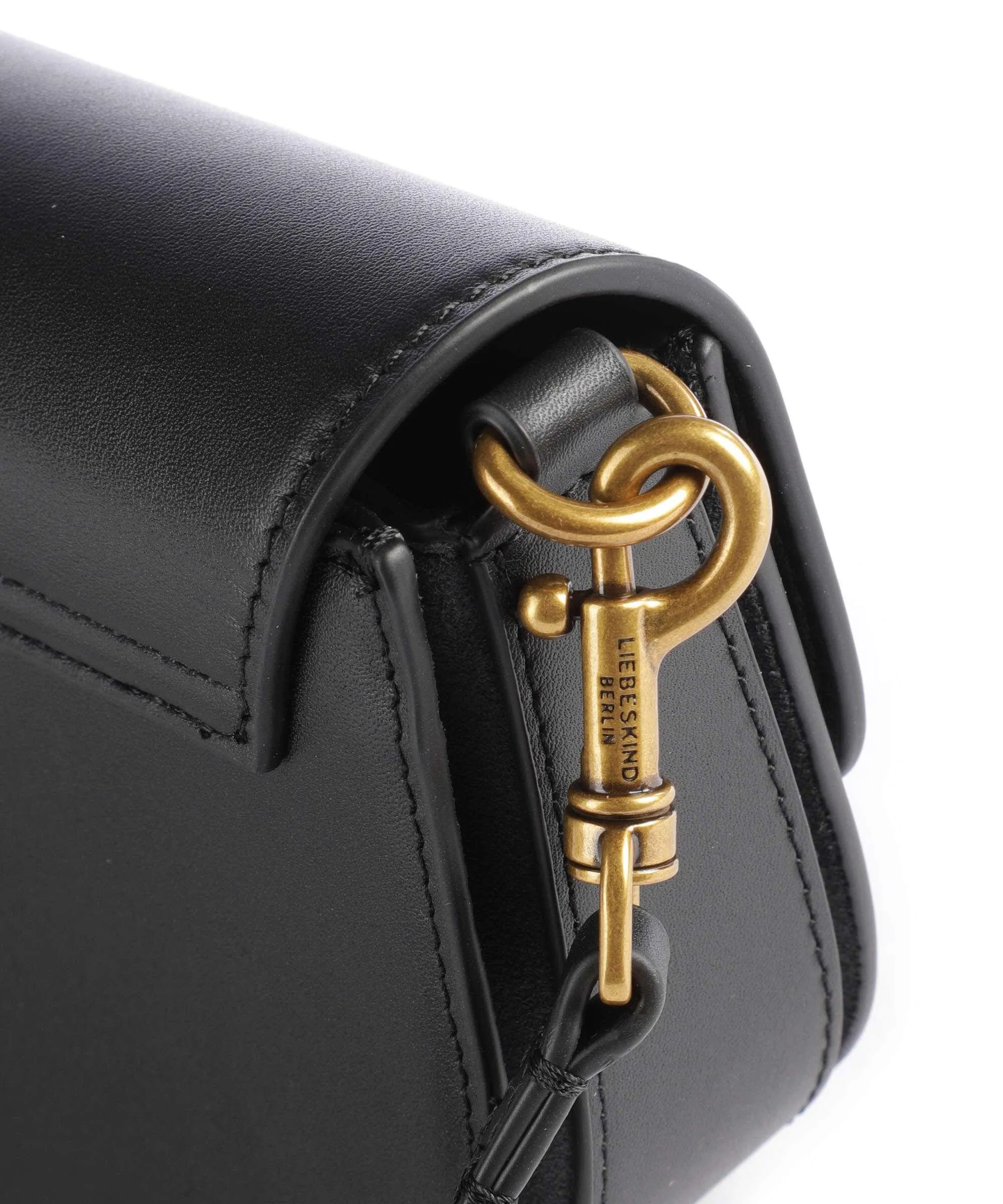  Liebeskind Viktoria TM Empire S Borsa a tracolla pelle a grana fine nero  