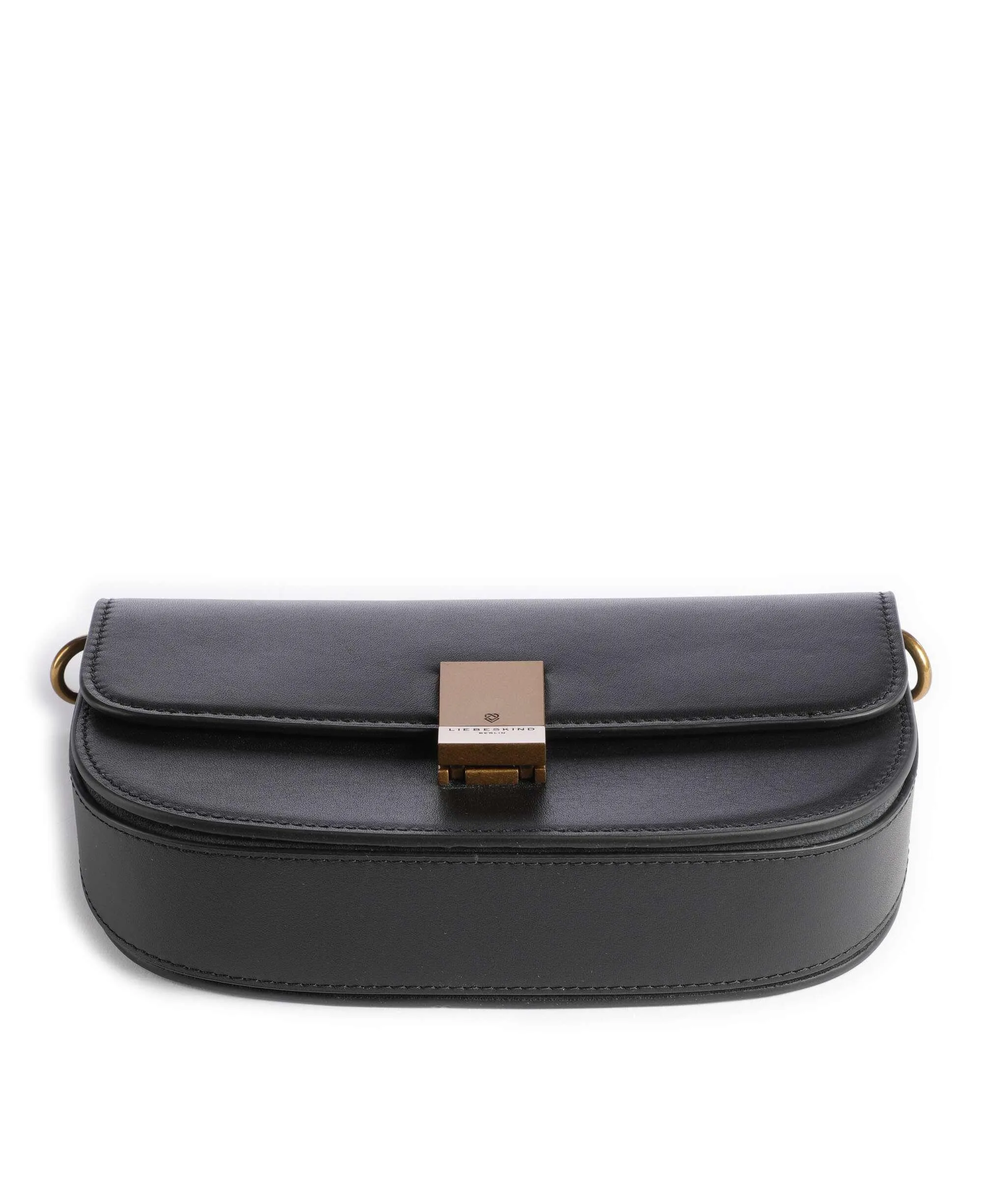  Liebeskind Viktoria TM Empire S Borsa a tracolla pelle a grana fine nero  
