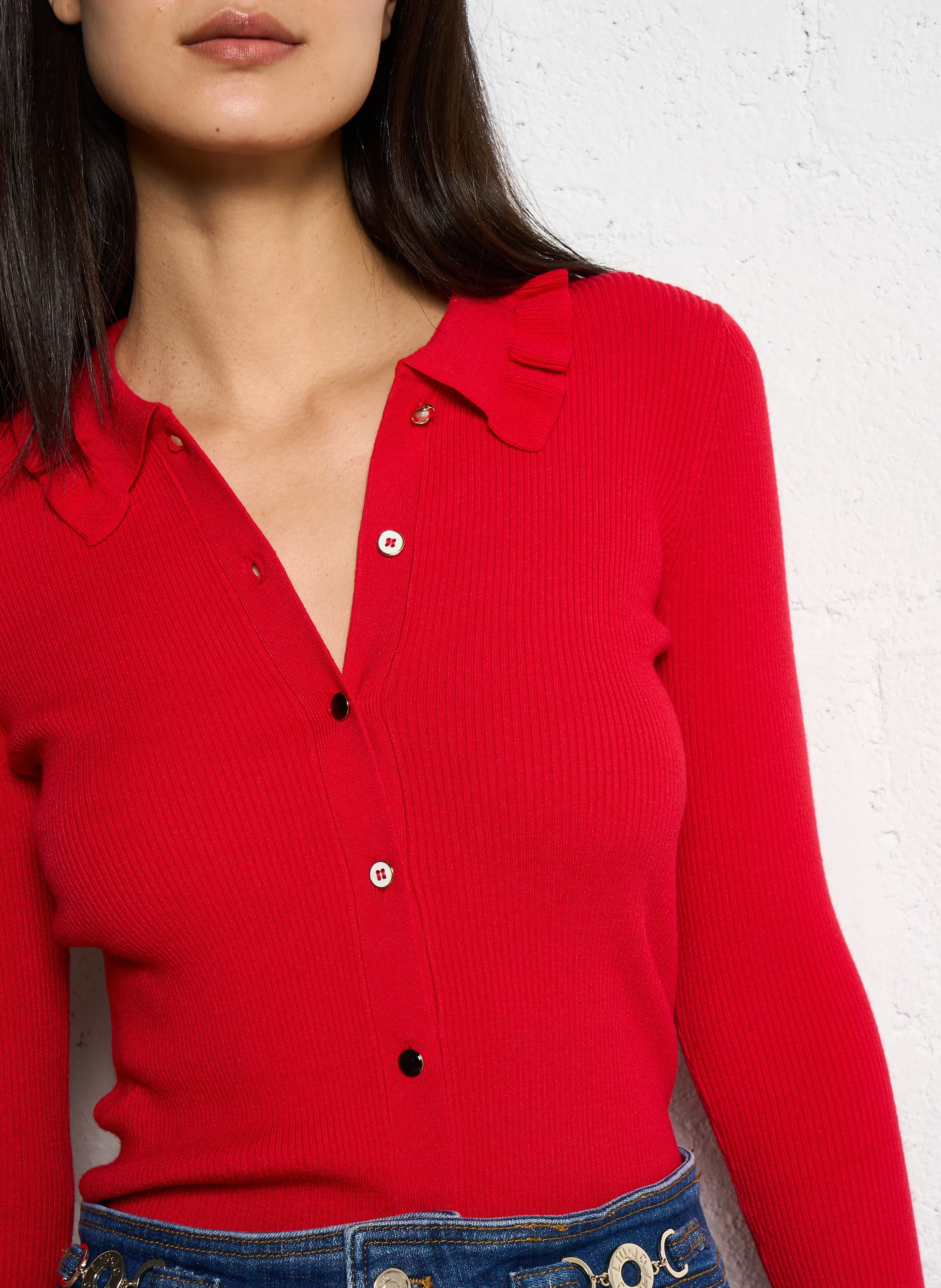  LIU JO   Cardigan con bottoni | Rosso