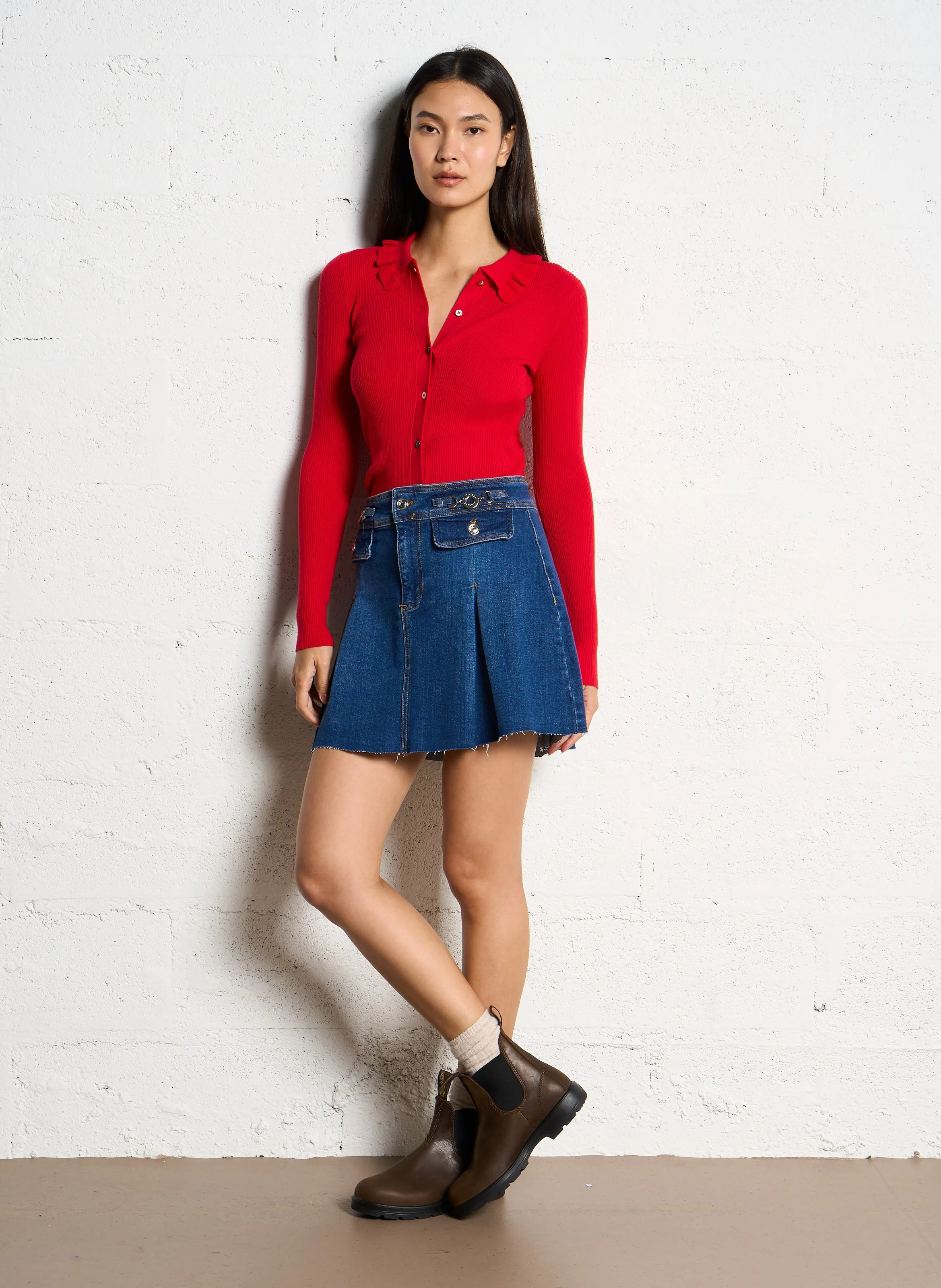  LIU JO   Cardigan con bottoni | Rosso