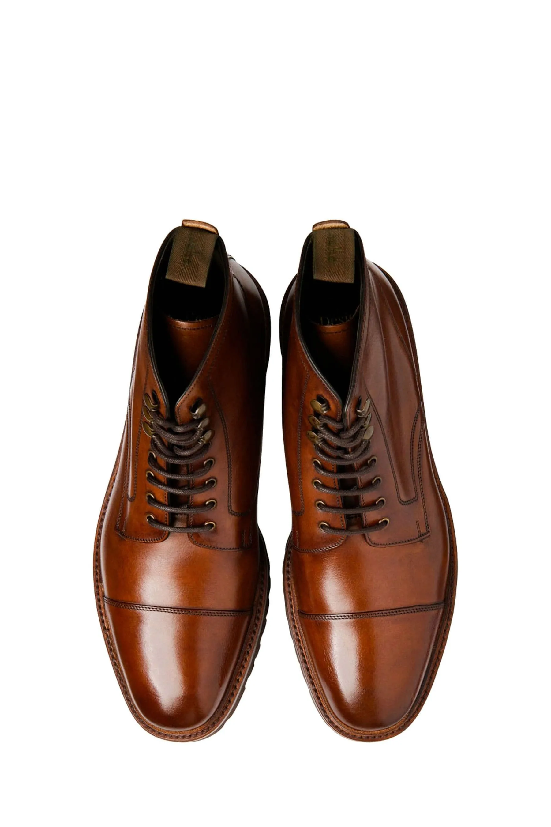 Loake - Cedar - Marrone derby cap toe - Stivali