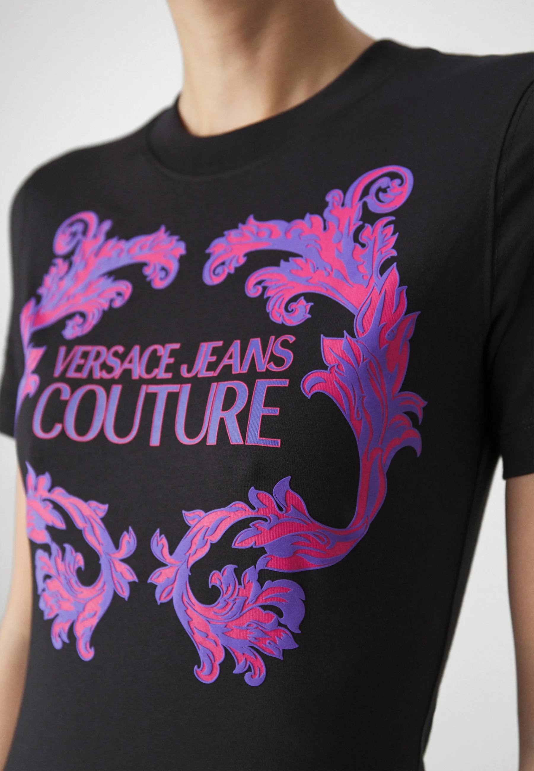 LOGO BAROQUE - Vestito di maglina