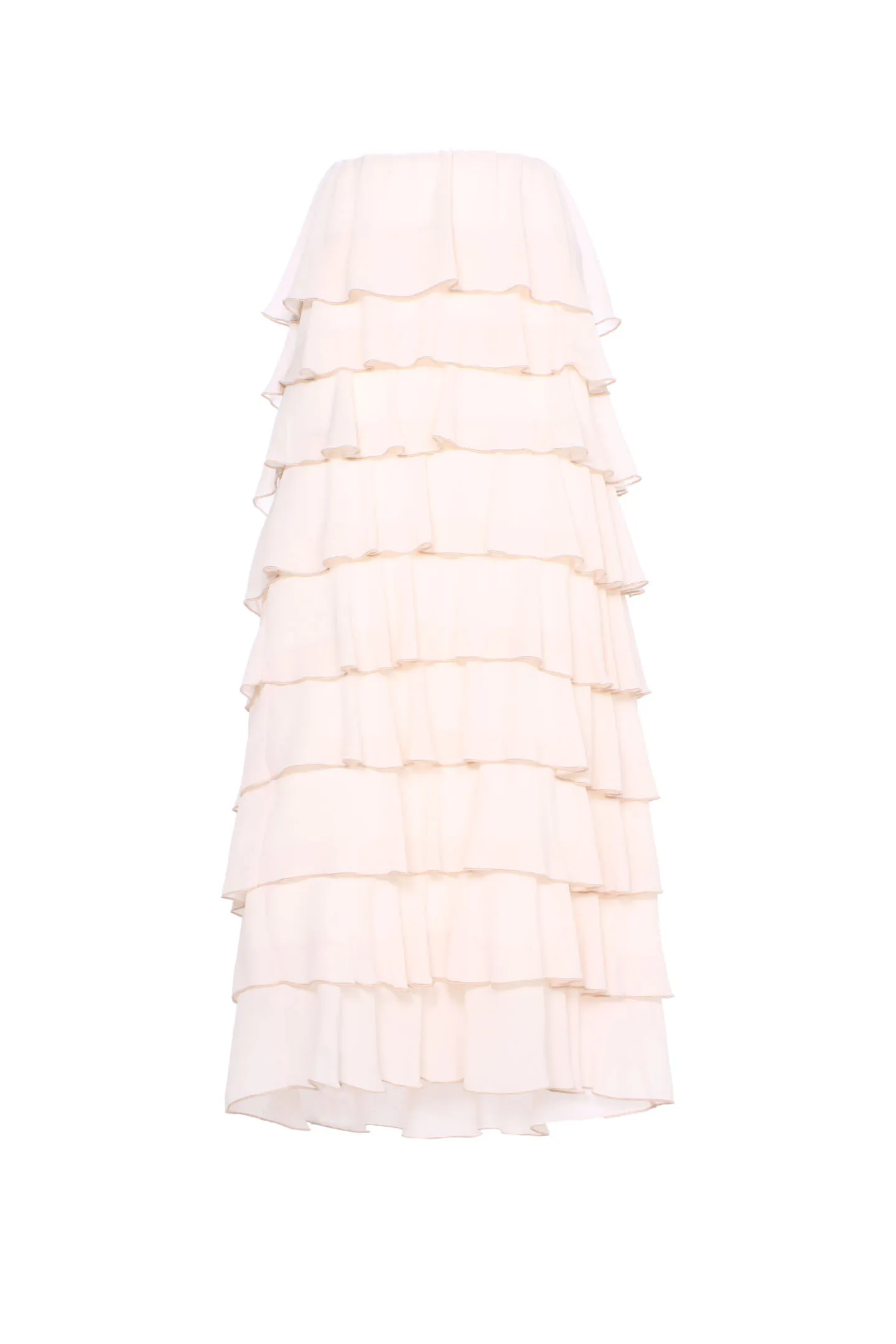 LONG SKIRT WITH FLOUNCES