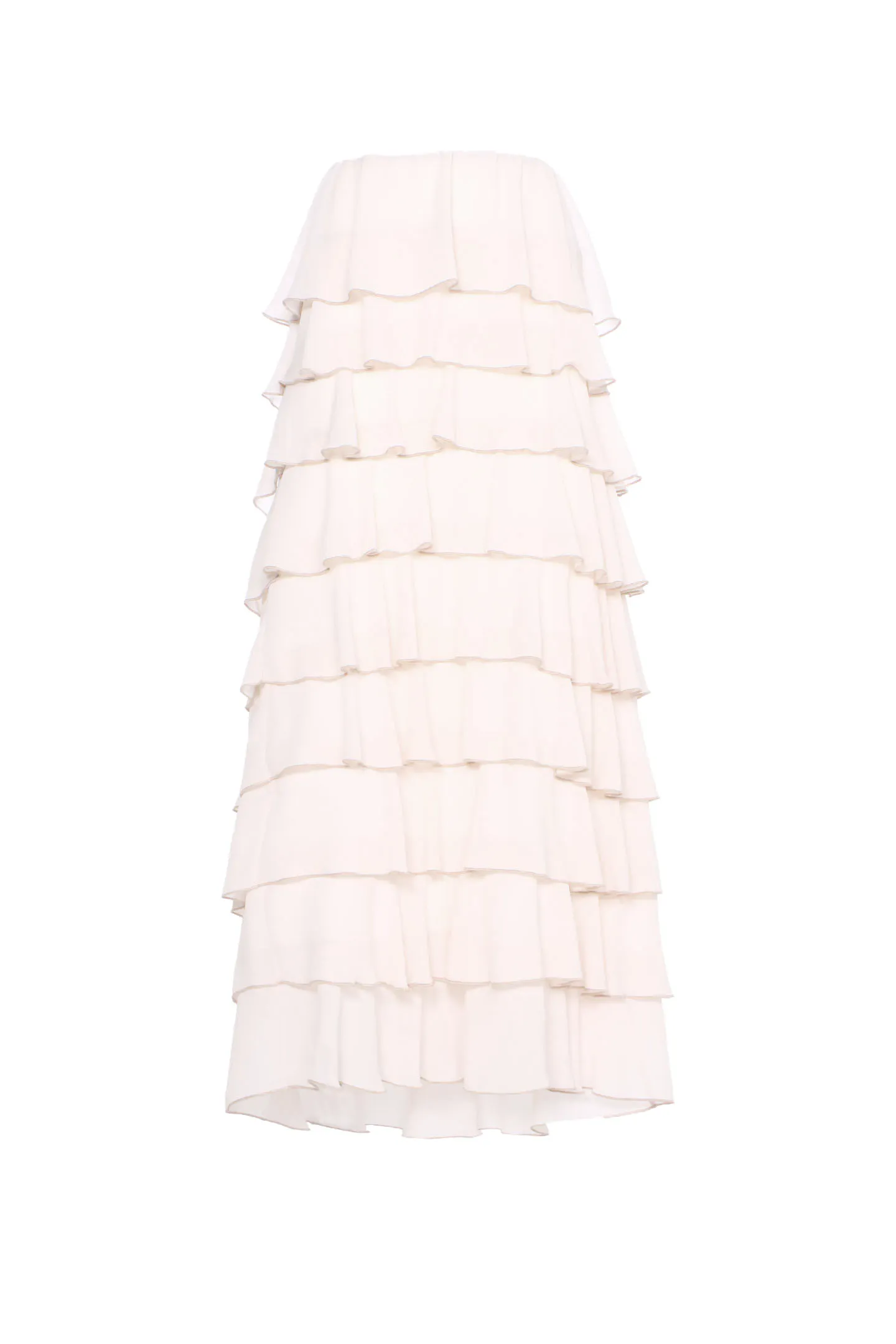LONG SKIRT WITH FLOUNCES