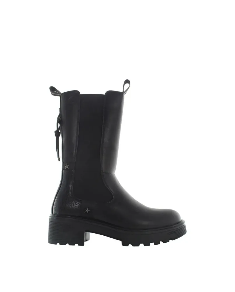 LUMBERJACK RAMONE SWC2107 stivaletti beatles biker scarpe pelle donna