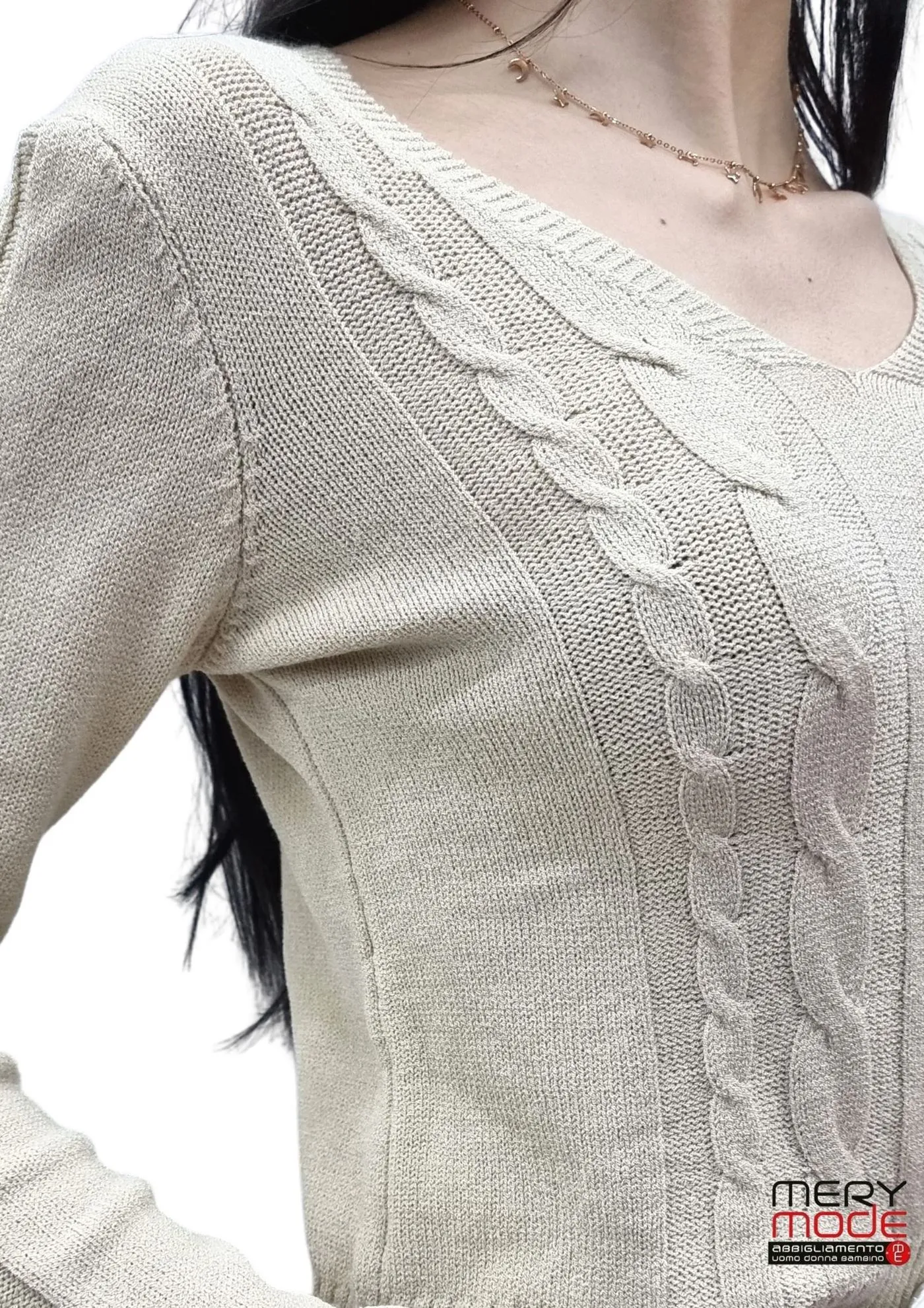 Maglia treccia filo teen-ager  art. maglia treccia
