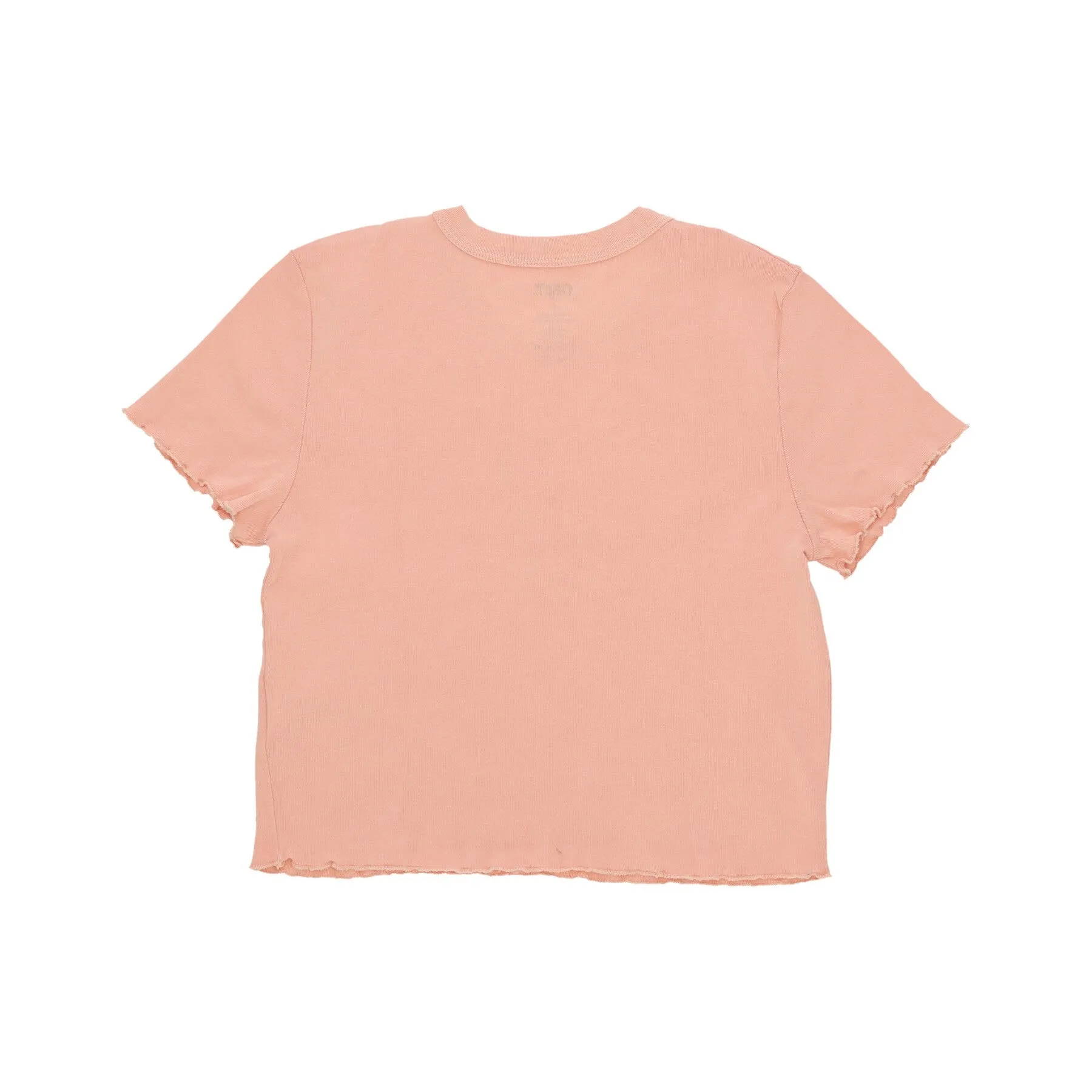 Maglietta Corta Donna Eyes Dalmation Cropped Emma Fitted Tee Peach Sand